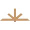 Ekena Millwork Kennewick Timber Gable Bracket, Western Red Cedar, 84"W x 35"H x 5 1/2"D x 5 1/2"F, 10/12 Pitch GBW084X35X0606KEN00SWR - alternate 1